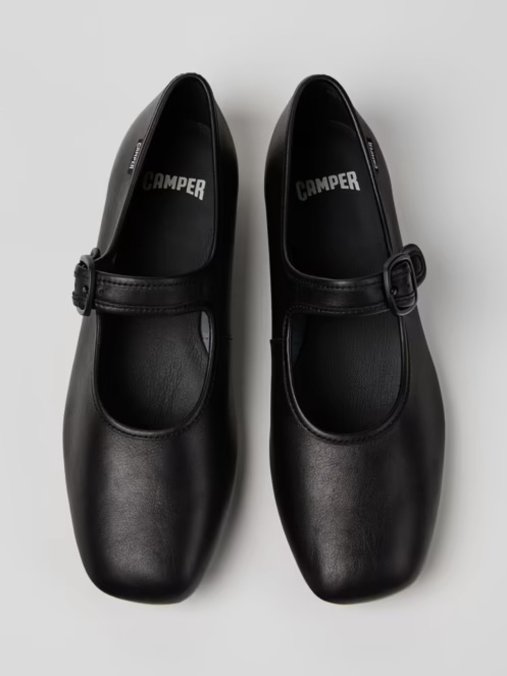 Camper Casi Myra Mary Jane Shies Size 6 ( EUR 36) Black Leather Like New